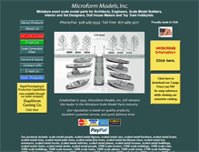 Tablet Screenshot of microformmodels.com